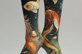 create a socks design