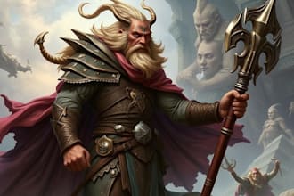draw amazing dnd character and any illustration for you