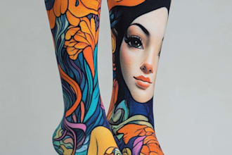 unique socks design and patterns