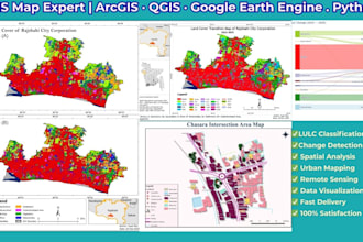 create professional gis maps and spatial analysis
