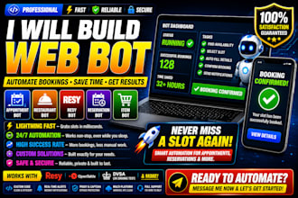 do web bot appointment bot booking bot resy bot reservation bot restaurant bot