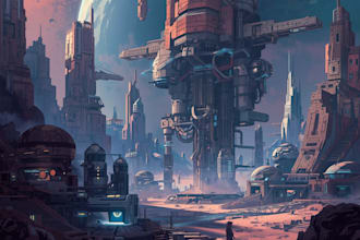 sci fi illustration and sci fi art