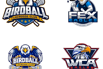 design a professional eagles logo with one day delivery