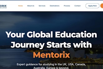 create a modern website