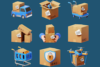 create premium 3d icons for apps and websites