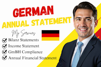 do german gmbh annual financial statements, income statements and bookkeeping