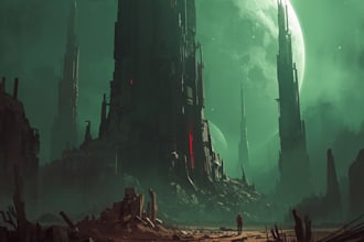 make sci fi illustration and sci fi sci fi illustration art