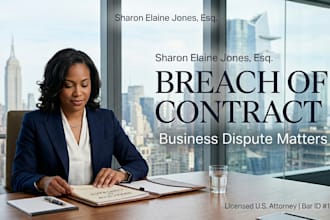 handle business contract disputes and breach of contract demand letters