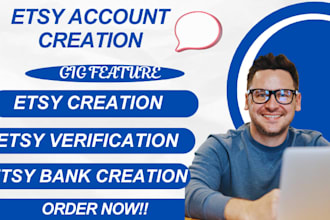 create fully verified etsy seller account etsy account creation for any country