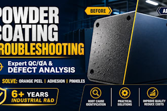 help troubleshoot powder coating defects and production problems