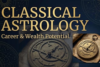 provide a professional classical astrology natal chart reading