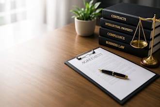 draft and review contracts, policies, and provide IP support