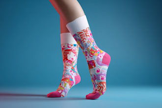 design custom and unique socks design