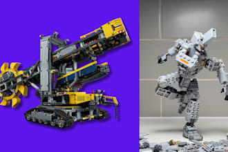 design a custom lego moc model with instructions