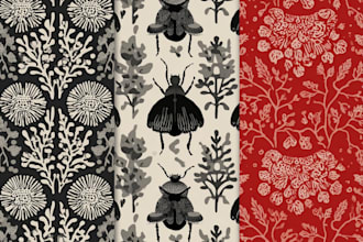 design seamless repeat pattern design