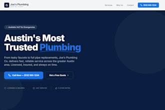 build a professional website for local business