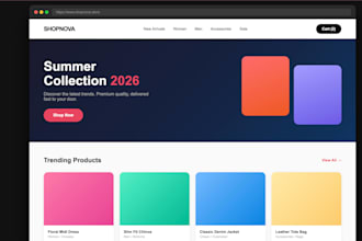 develop a fast and modern website