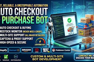 auto buying bot auto purchase bot auto checkout bot shopping bot pokemon bot