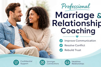 provide couple counseling of relationship problems