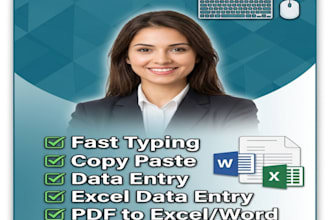 do professional data entry and fast typing work