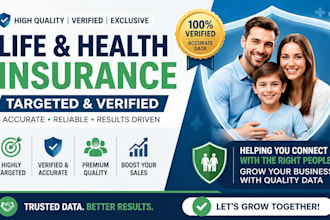 provide exclusive life insurance and health insurance leads, USA