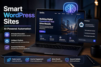 build a professional wordpress site with custom ai features