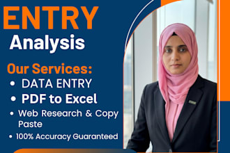 do accurate data entry, typing and excel work in 24 hours