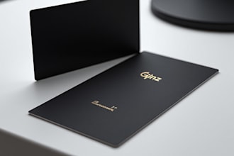 design modern luxury business card or visiting card design
