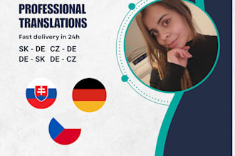 translate website, eshop, ebook or documents professionally sk de cz