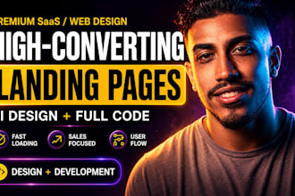 design and build a high converting landing page and sales page