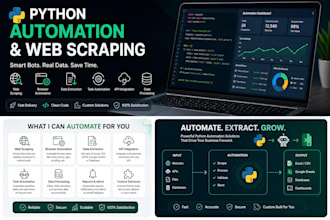 build python automation scripts and web scraping bots