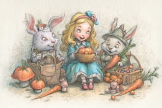 illustrate children book illustration ,children book illustration