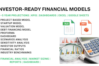 build a dynamic investor ready financial model and valuation