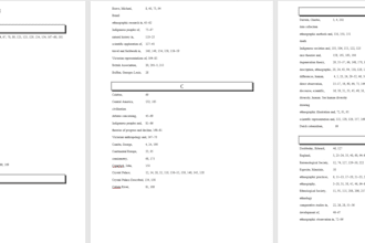 create garman book indexing