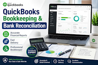 do quickbook bookkeeping and bank reconciliation for small business