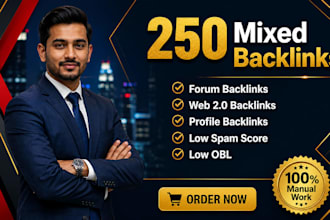 do manual forum backlinks web2 0 and profile link building for off page seo