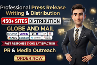 do professional top press release distribution, PR and press release writing