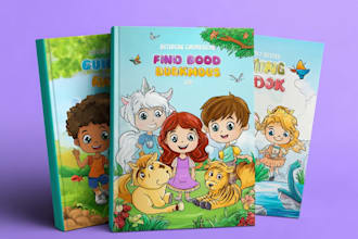design a colorful book cover