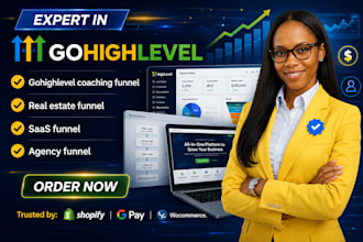 do gohighlevel coaching funnel, real estate funnel, saas funnel, agency funnel