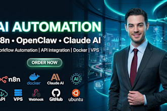 setup openclaw ai agents and n8n automation workflows