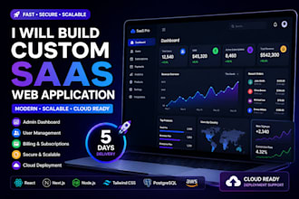 build custom saas web application for your business