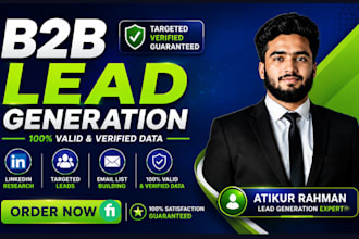 do b2b lead generation, email list building and google map scraping