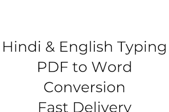 do hindi and english typing work