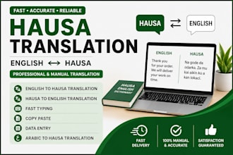 translate english to hausa professinally