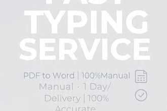 fast and accurate typing and data entry in ms word