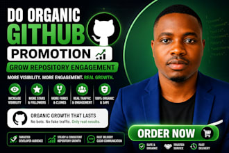 do organic github promotion, grow repository engagement