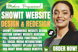 customize showit website redesign showit build showit website update showit site