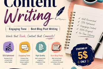 seo friendly content writer
