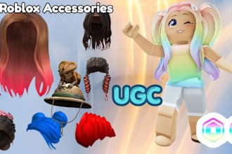 create custom roblox ugc accessories for you