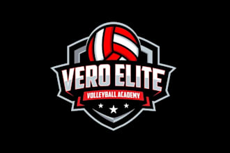 do basketball volleyball team jersey or club logo design